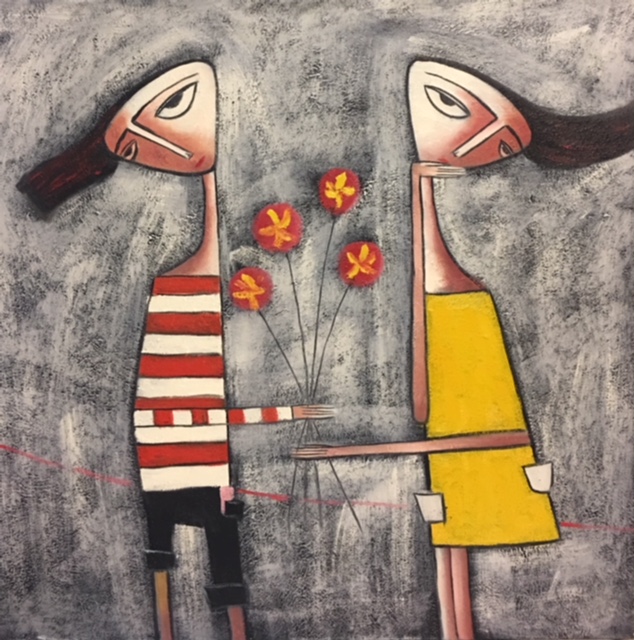 Tranh Sơn Dầu Trừu Tượng